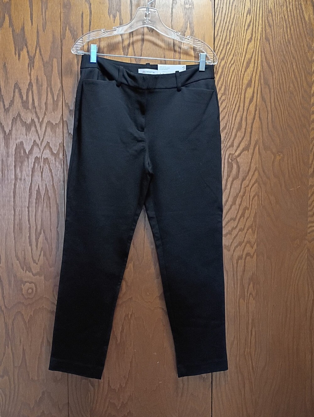 NWT Liz Claiborne Black Womans Dress Pants - Slim Tapered